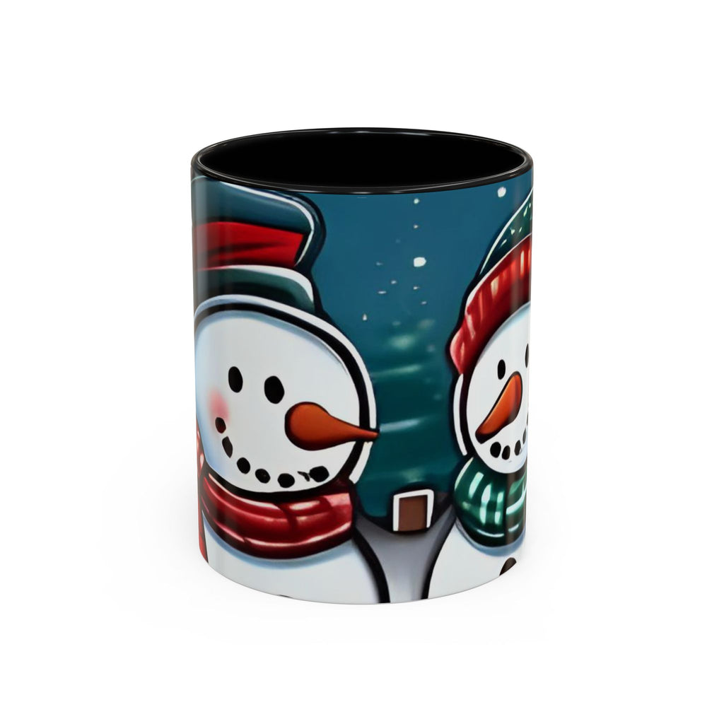 Cute Snowman Christmas Mug (11/15oz) - Winter Snowmen Christmas Mug