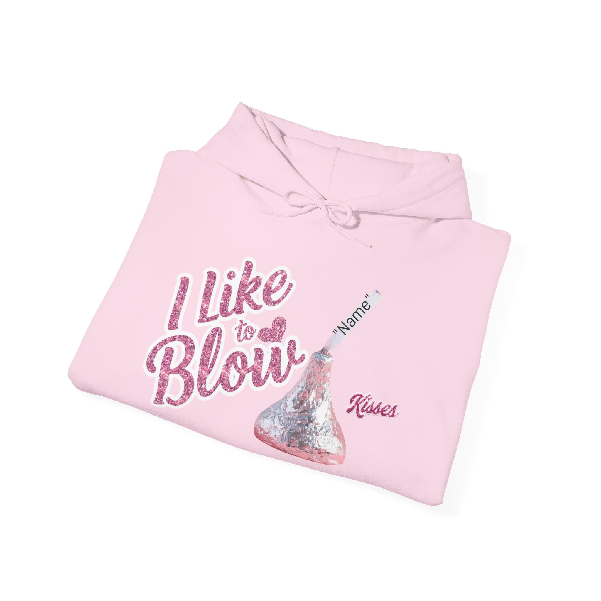 Personalized Valentines Hoodie, Kiss