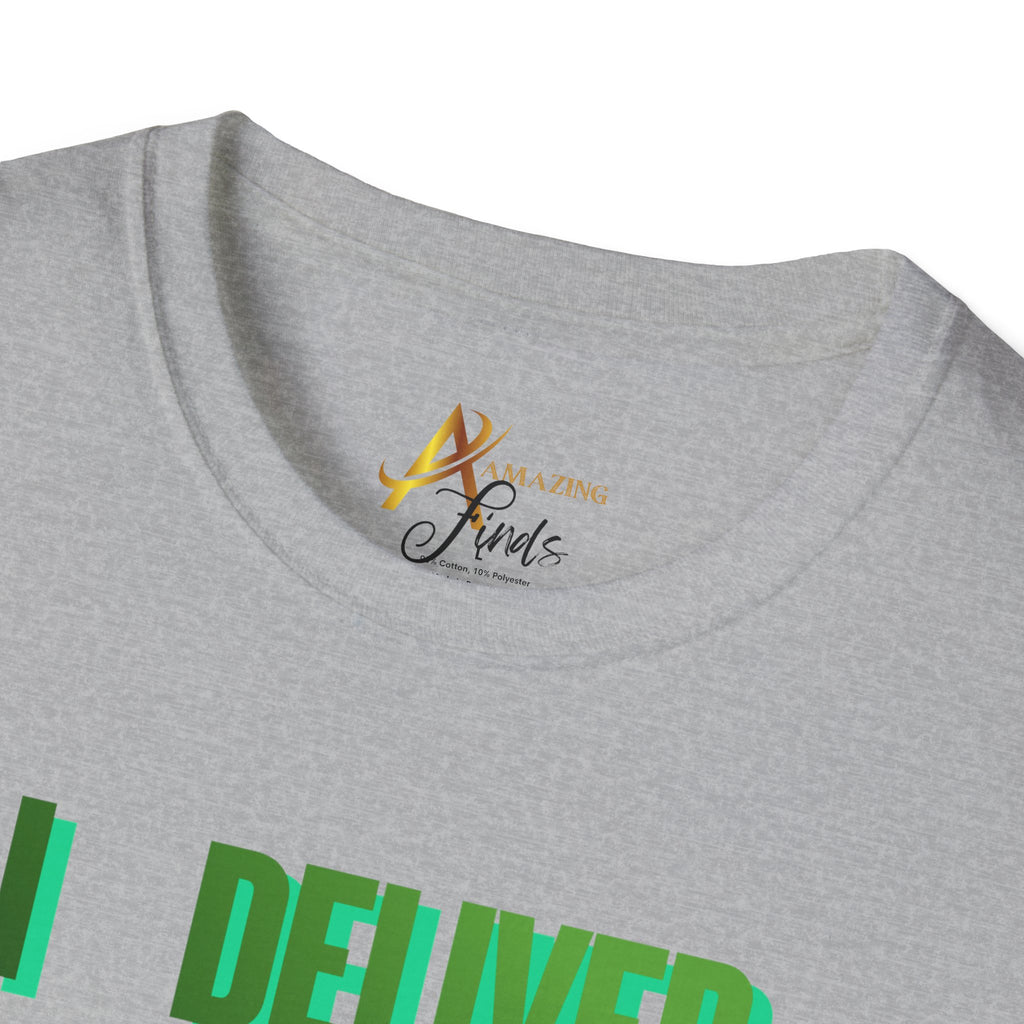 Adult Themed Santa T-Shirt - 'I Deliver All Night Long' Christmas Attire