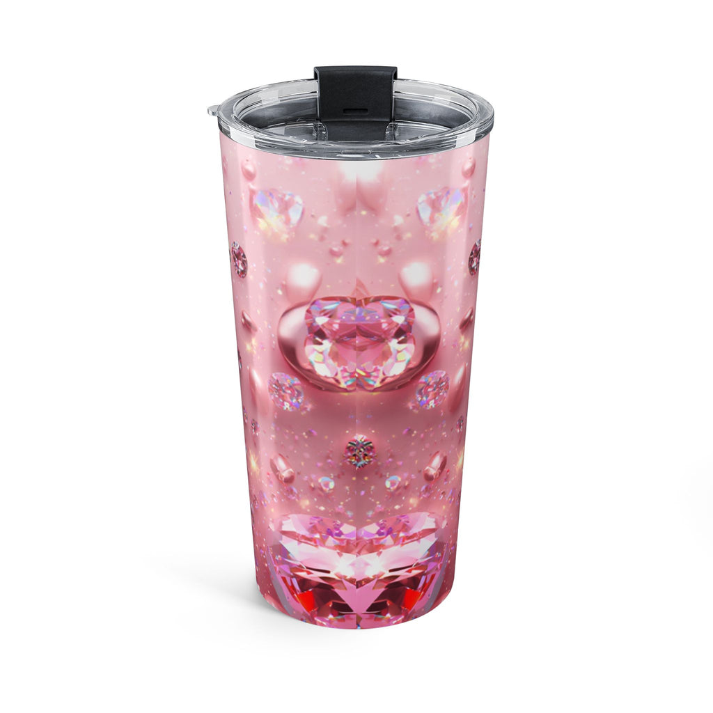 Personalized Sparkle 20oz Insulated Tumbler — Pink Rhinestone ‘Queen of Sparkles’ Gift