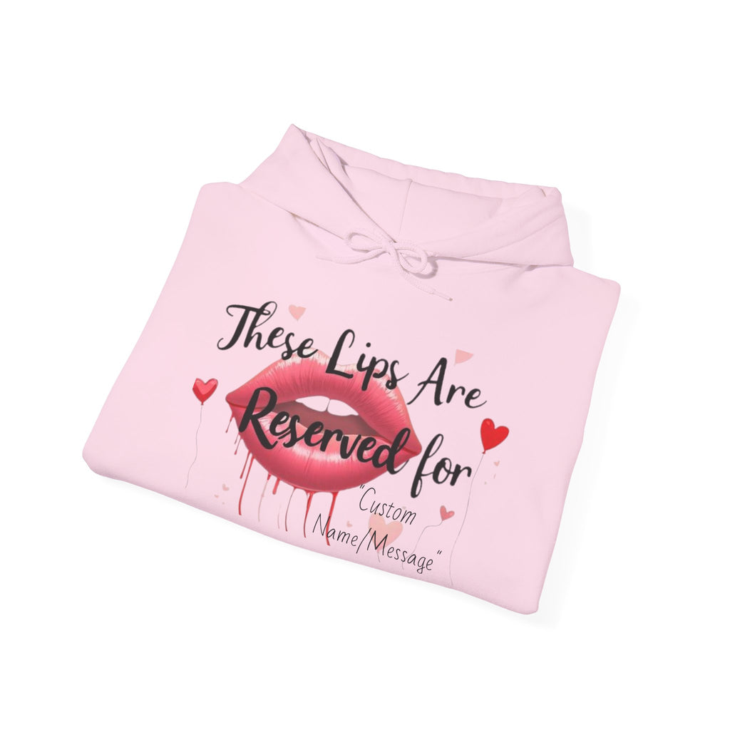 Personalized Hoodie. Lips, Valentine's Day