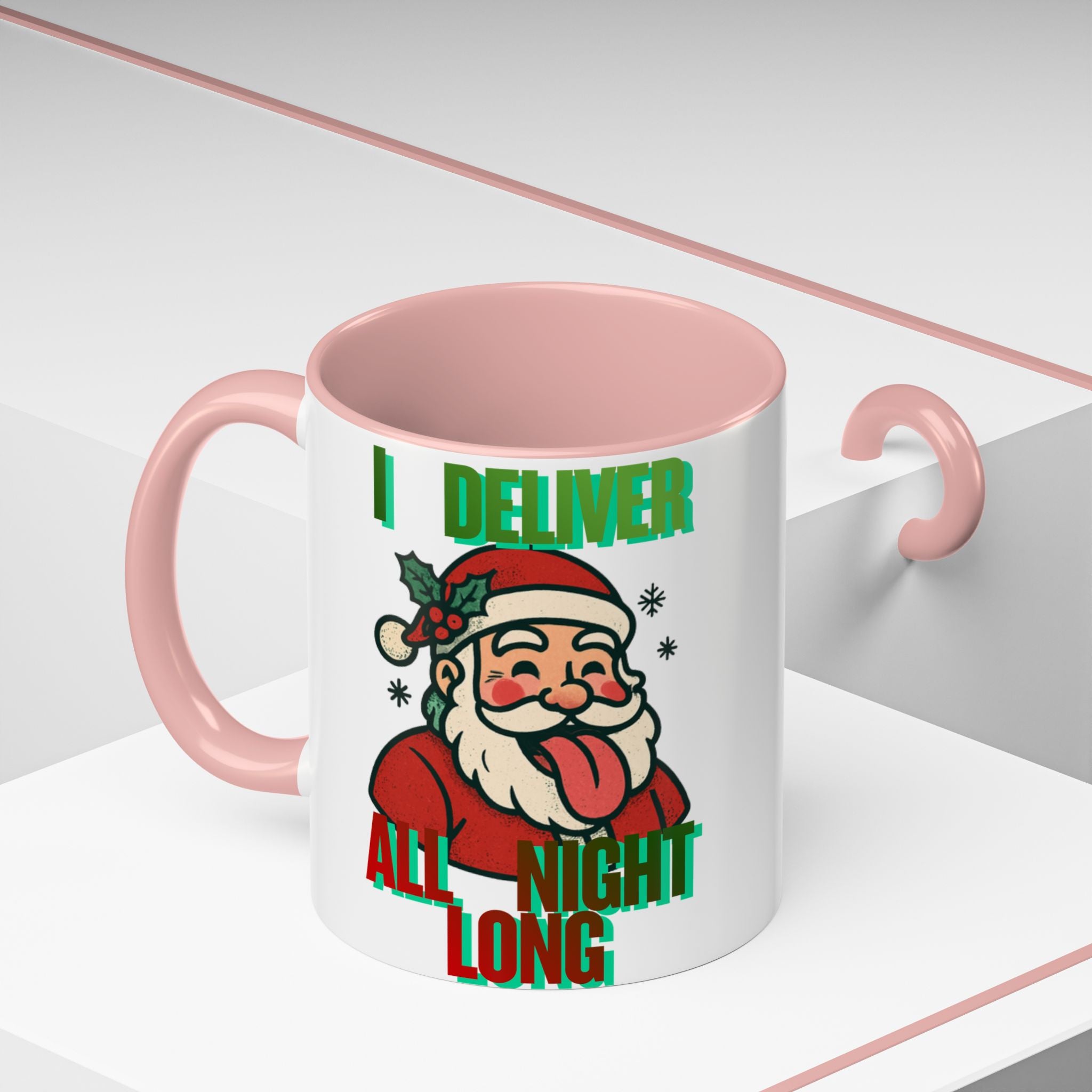 Naughty Mr. & Mrs. Clause Christmas Coffee Mug
