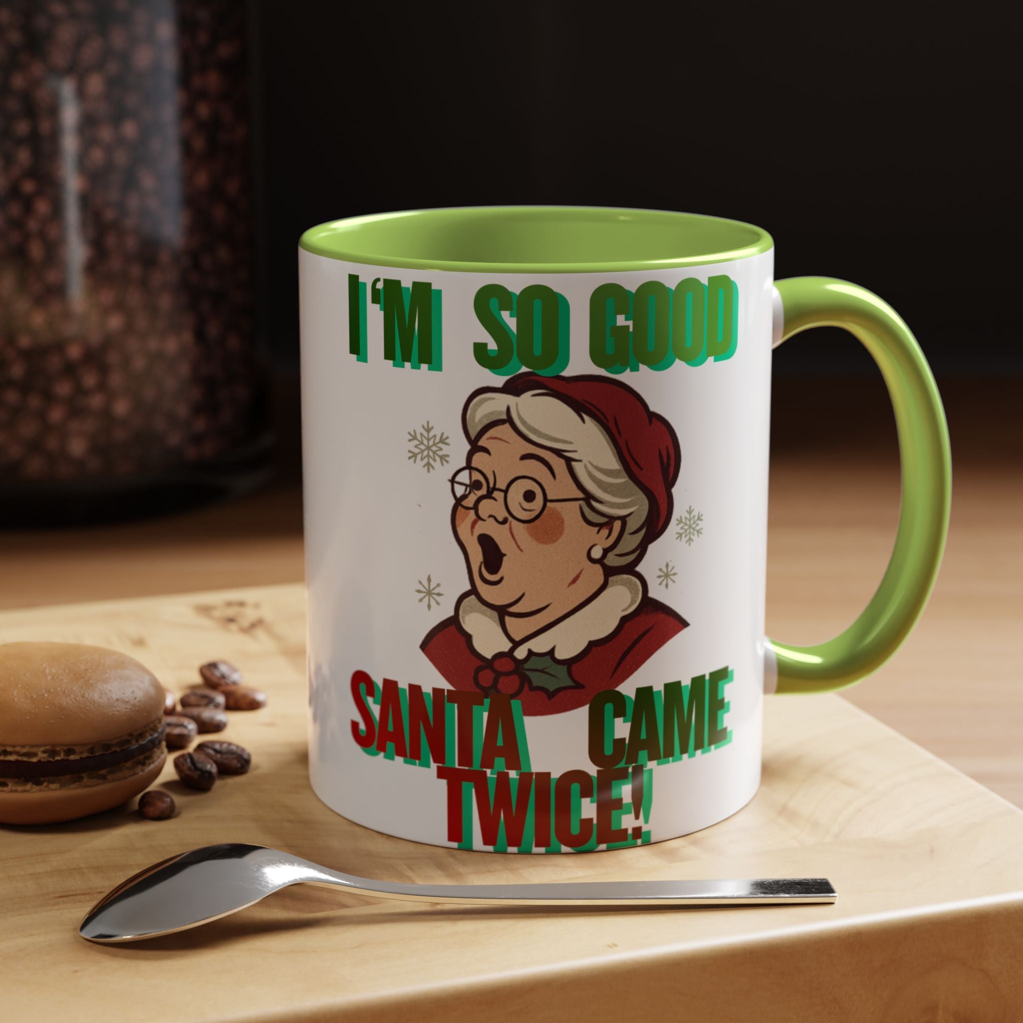 Naughty Mr. & Mrs. Clause Christmas Coffee Mug