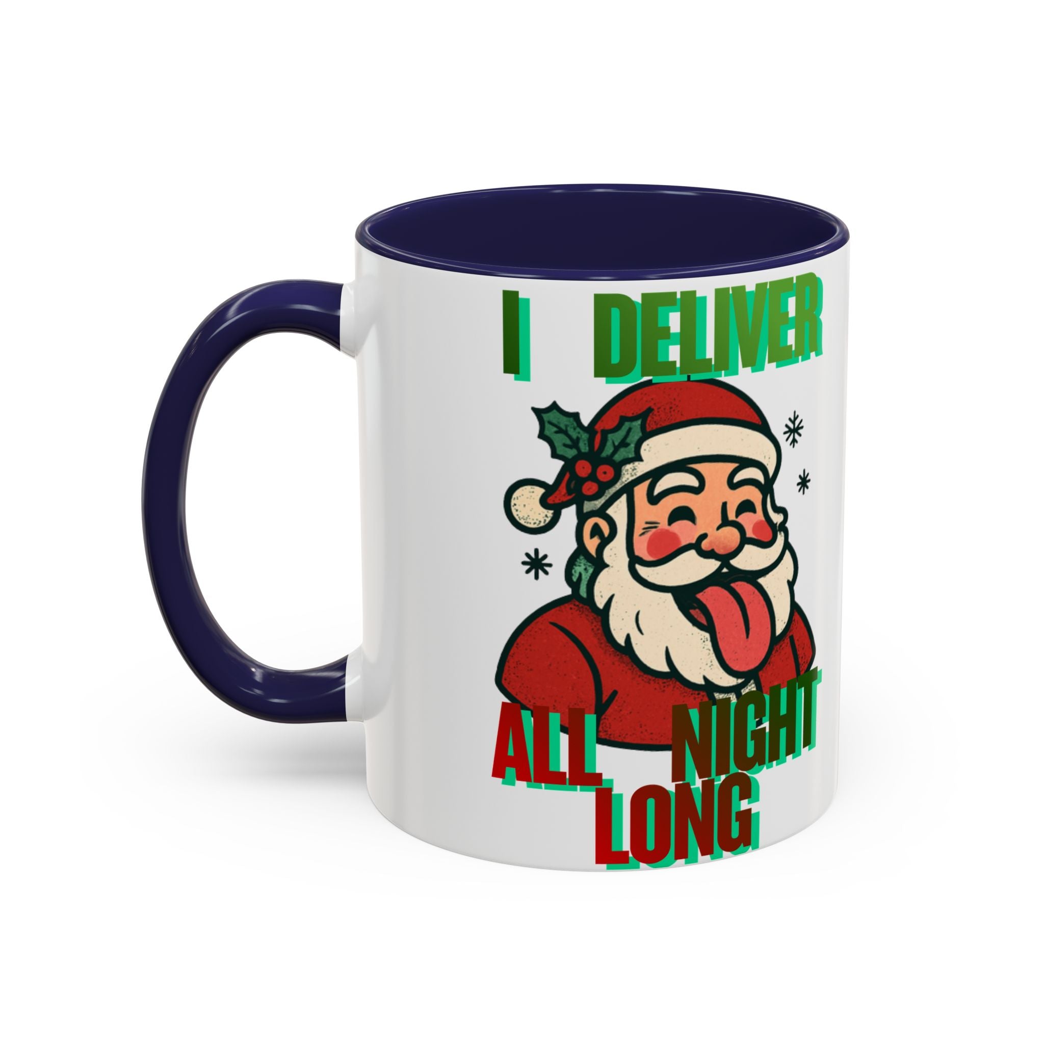 Naughty Mr. & Mrs. Clause Christmas Coffee Mug