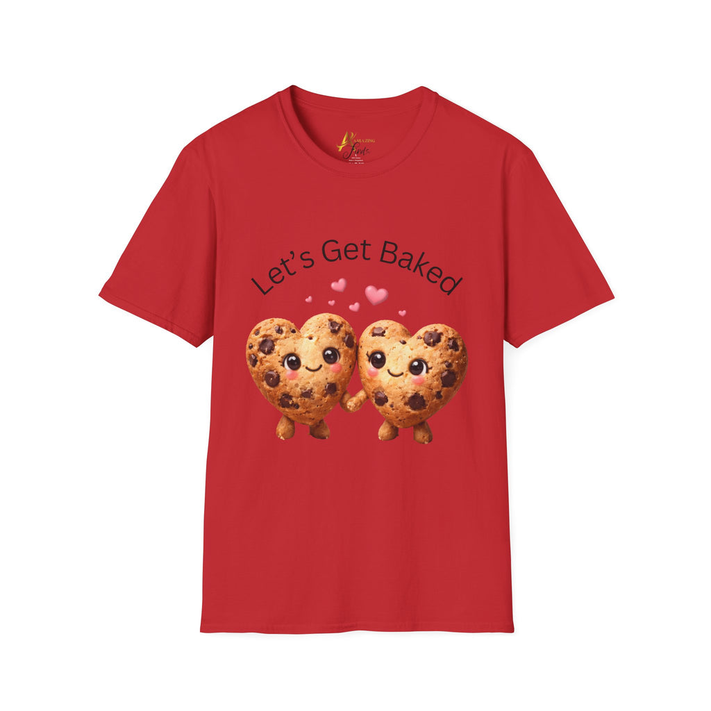 Let's Get Baked Cookie Hearts T-Shirt