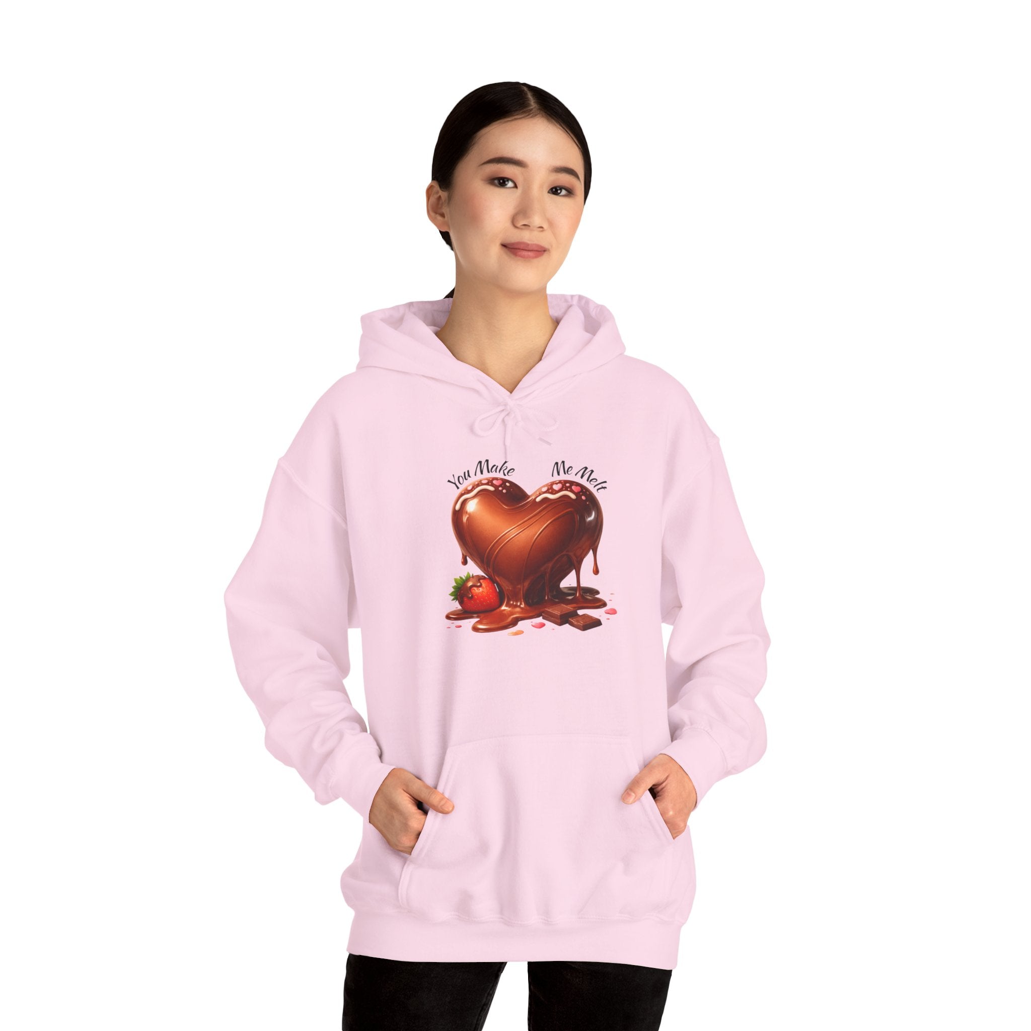 You Melt Me Chocolate Heart Hoodie — Valentine’s Day Sweatshirt