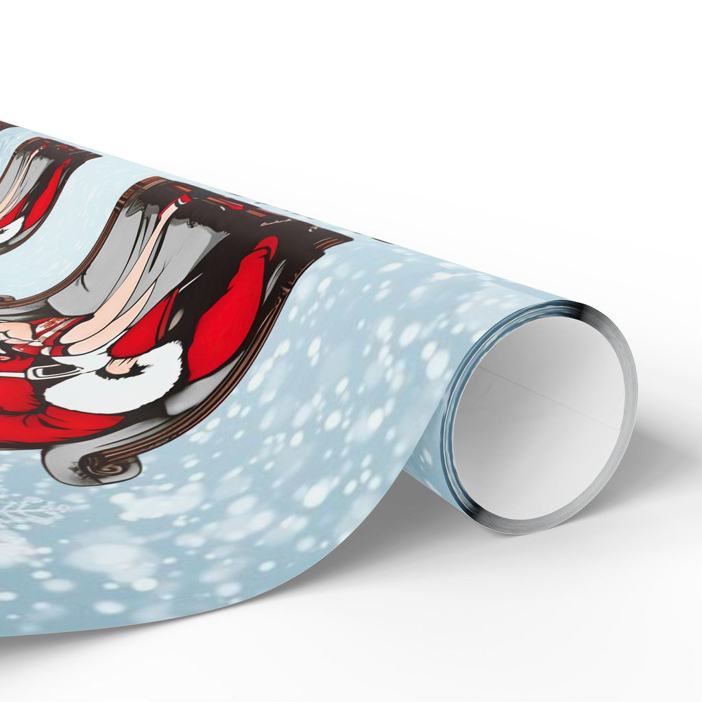 Christmas Santa Wrapping Paper Roll – 'Big Nice Energy' Holiday Gift Wrap