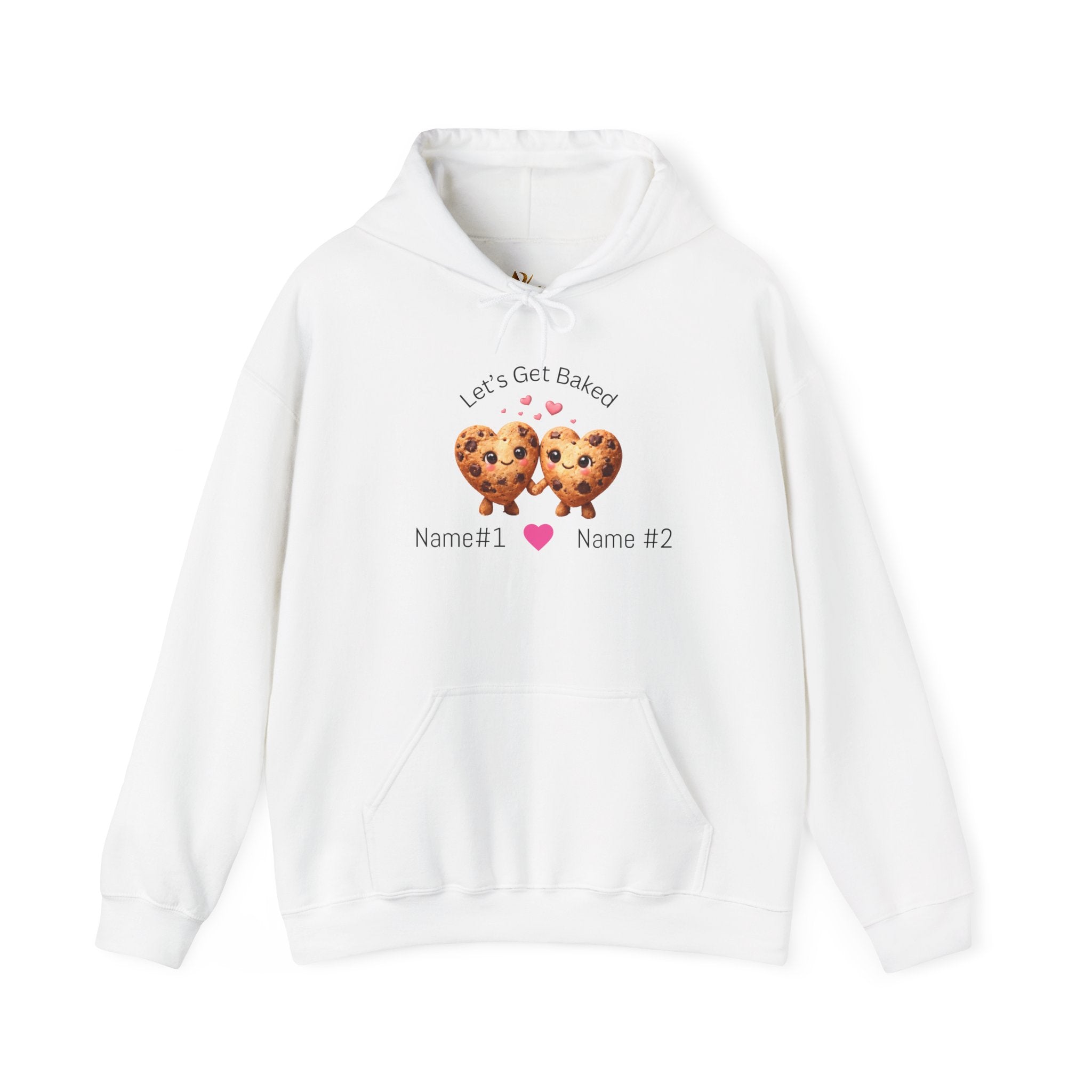 Let's Get Baked Cookie Hoodie — Personalized Couple Sweatshirt
