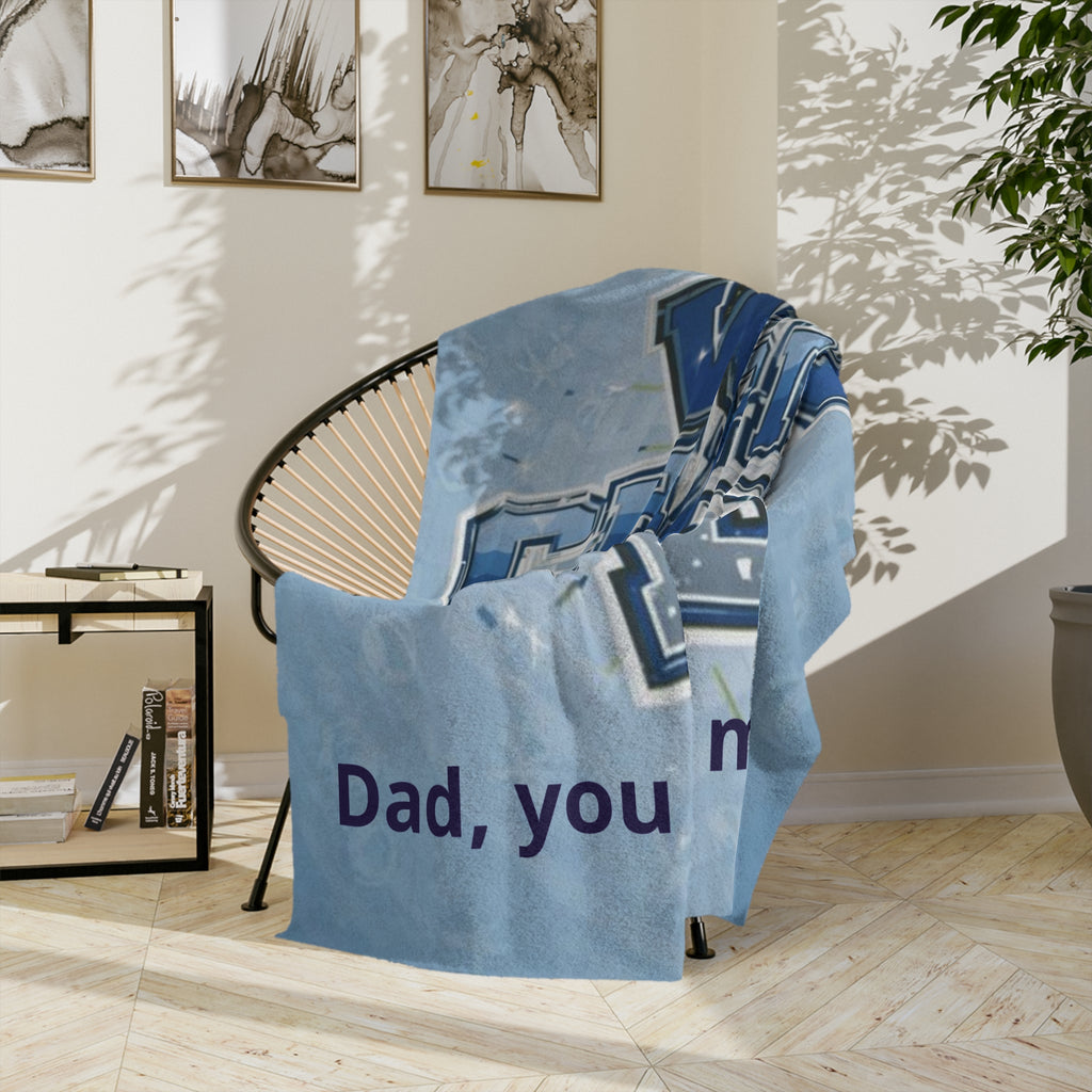 Personalized Blanket — Personalized "Dad, you will always be my #1