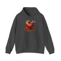 Chocolate-Dipped Heart Hoodie — Romantic Strawberry Valentine Sweatshirt