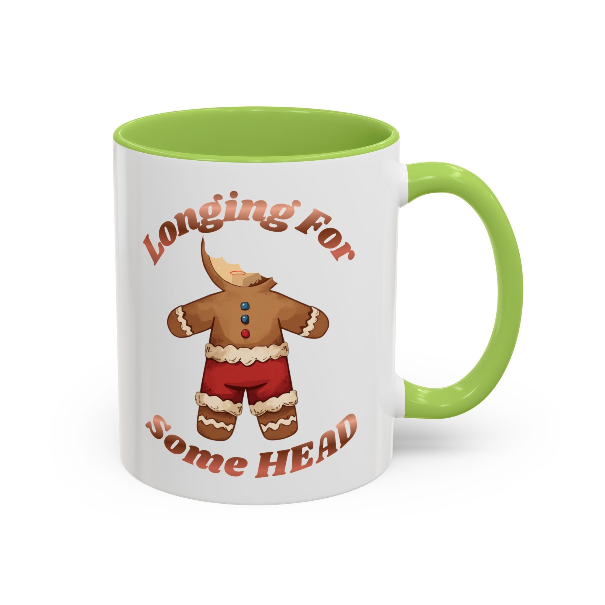 Gingerbread 'Longing For Some Head' Accent Coffee Mug (11/15oz)