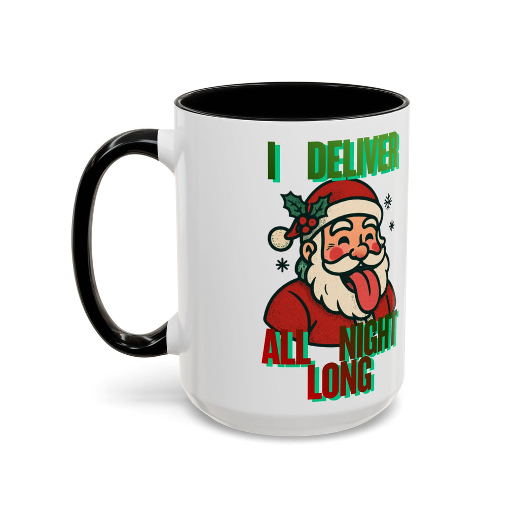 Naughty Mr. & Mrs. Clause Christmas Coffee Mug