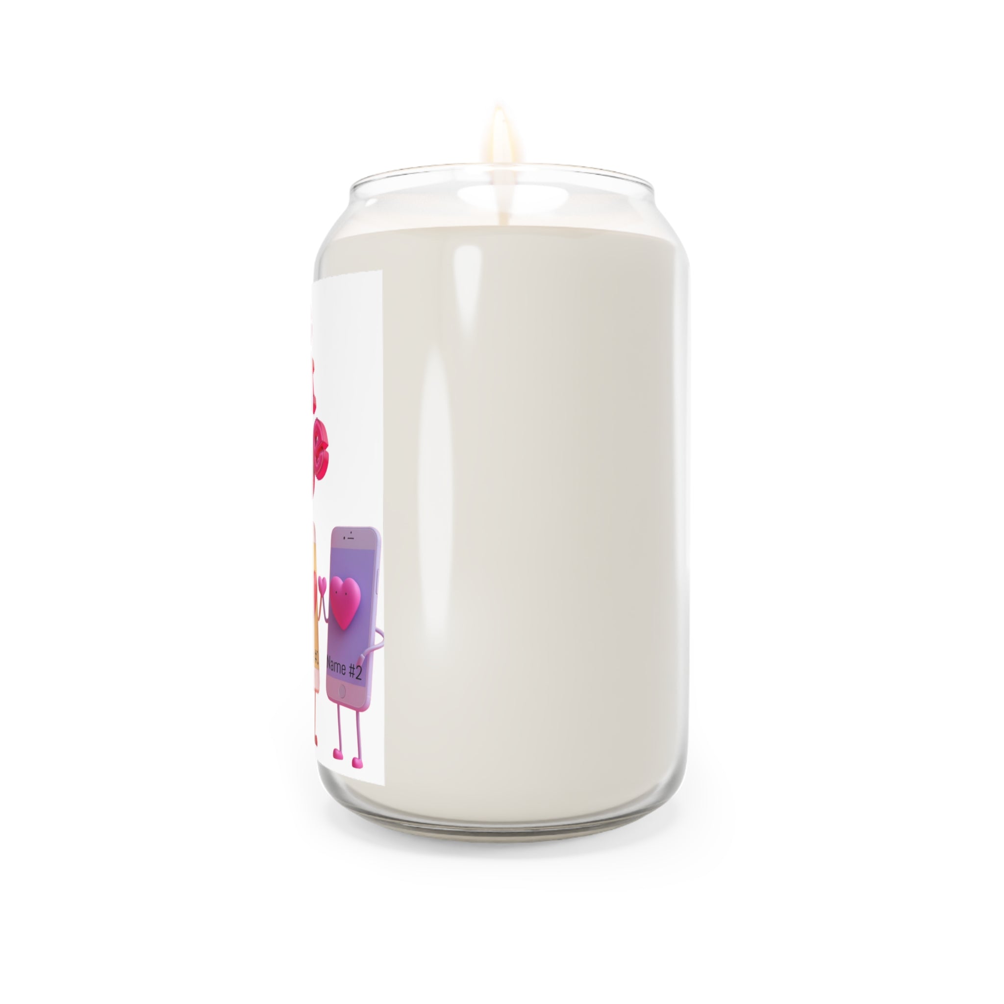 Soy Candle — “Love at First Swipe” Romantic Scented Candle (13.75oz)