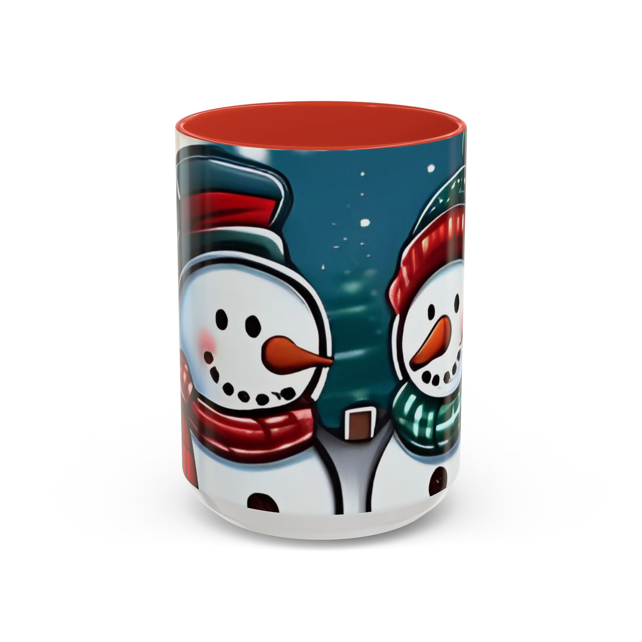 Cute Snowman Christmas Mug (11/15oz) - Winter Snowmen Christmas Mug
