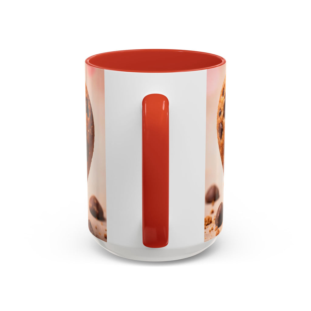 Heart Chocolate Chip Cookies Mug | Accent Coffee Mug, Valentines