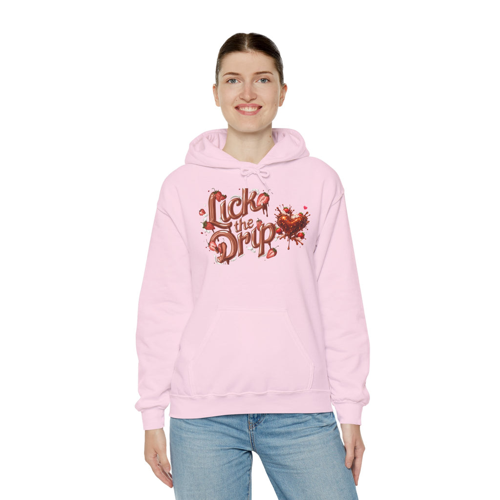 Dripping Heart Graphic Hoodie | Valentine's Day Heart Drip Design