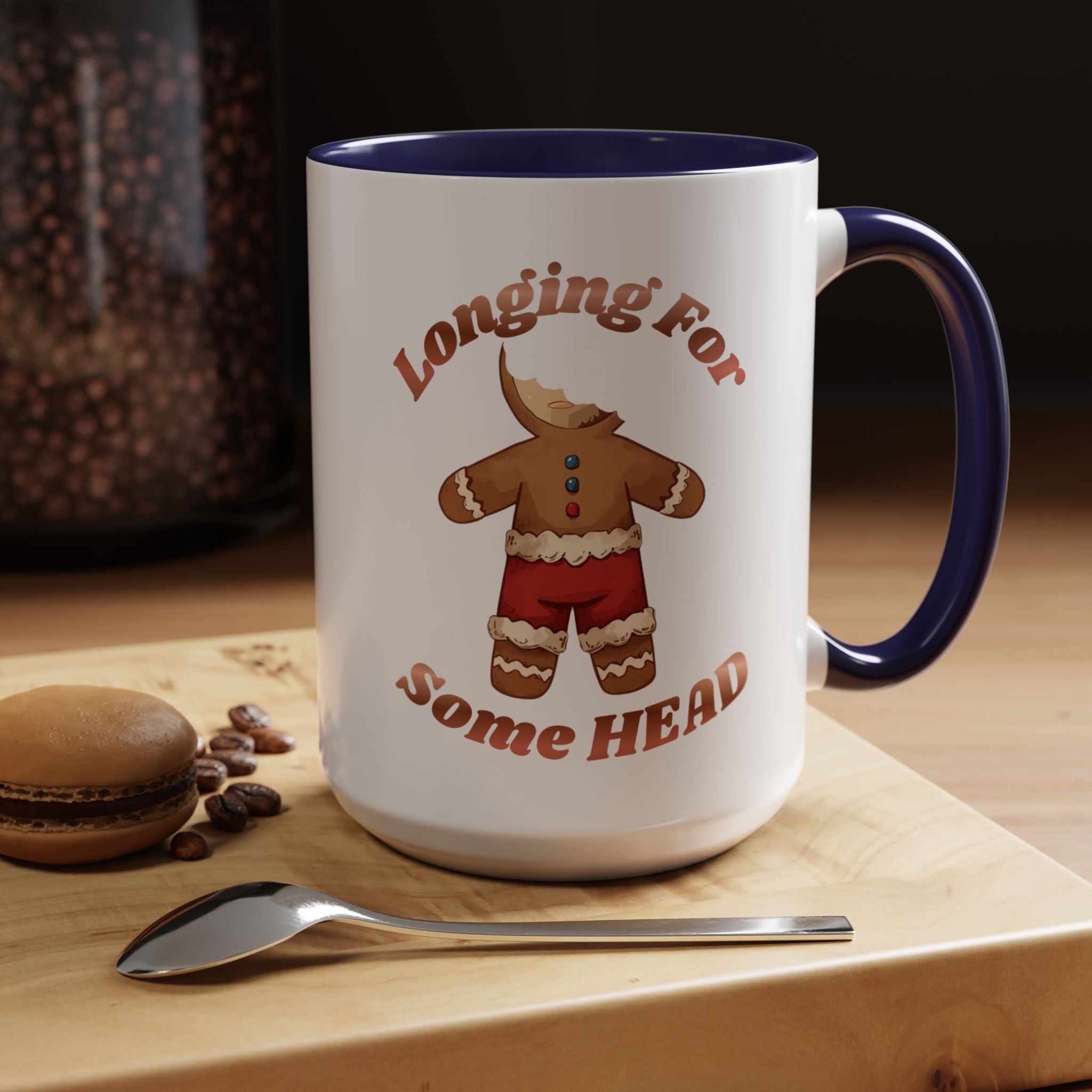 Gingerbread 'Longing For Some Head' Accent Coffee Mug (11/15oz)