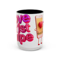 Personalized "Love at 1st Swipe" Couples Coffee Mug