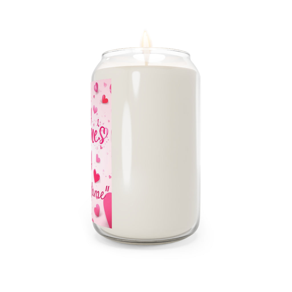 Valentine's Day Scented Soy Candle – Custom Name, 13.75oz
