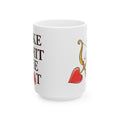 Valentine Cupid Ceramic Mug — "I’d Like To Take You To The Sweet" Romantic Coffee Cup