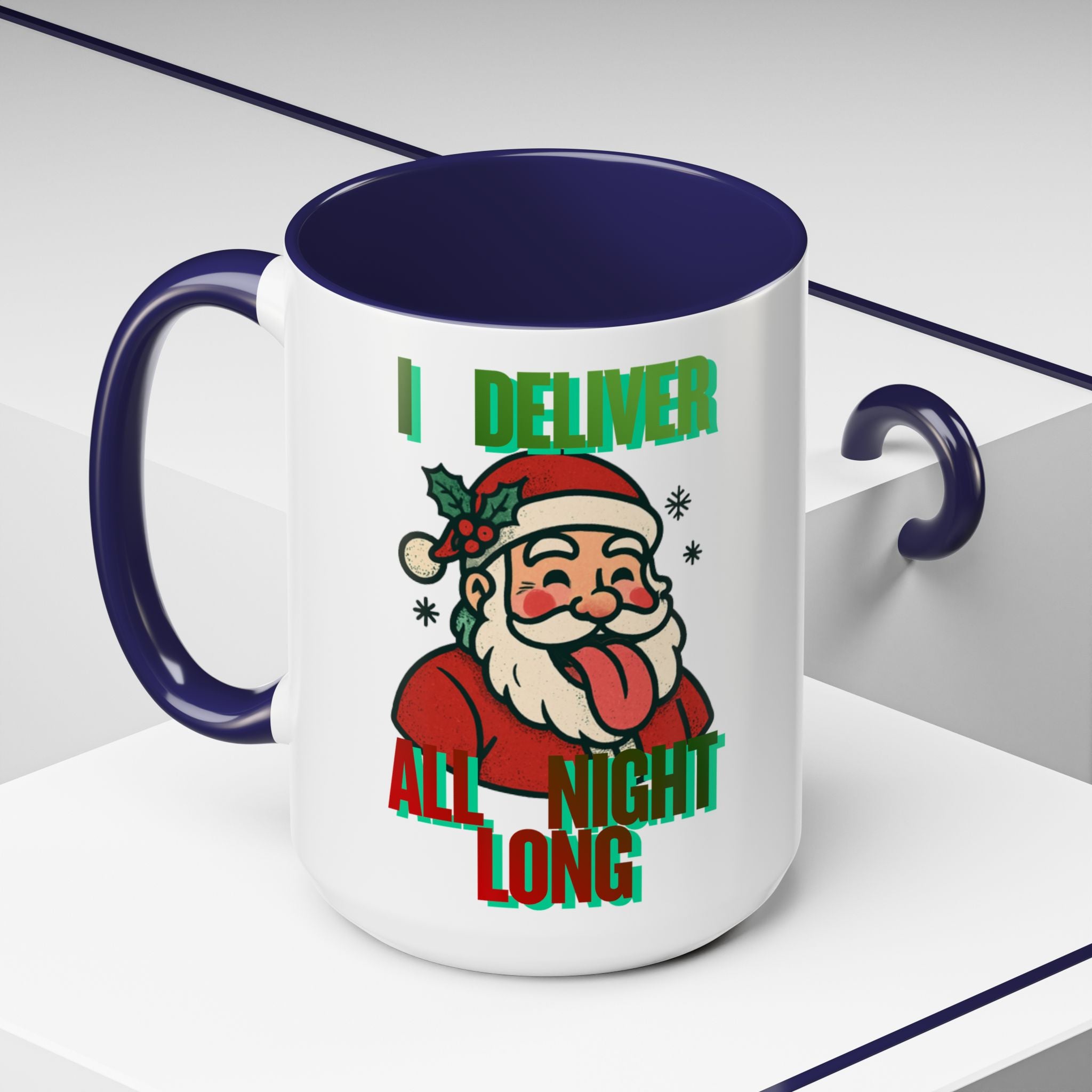 Naughty Mr. & Mrs. Clause Christmas Coffee Mug