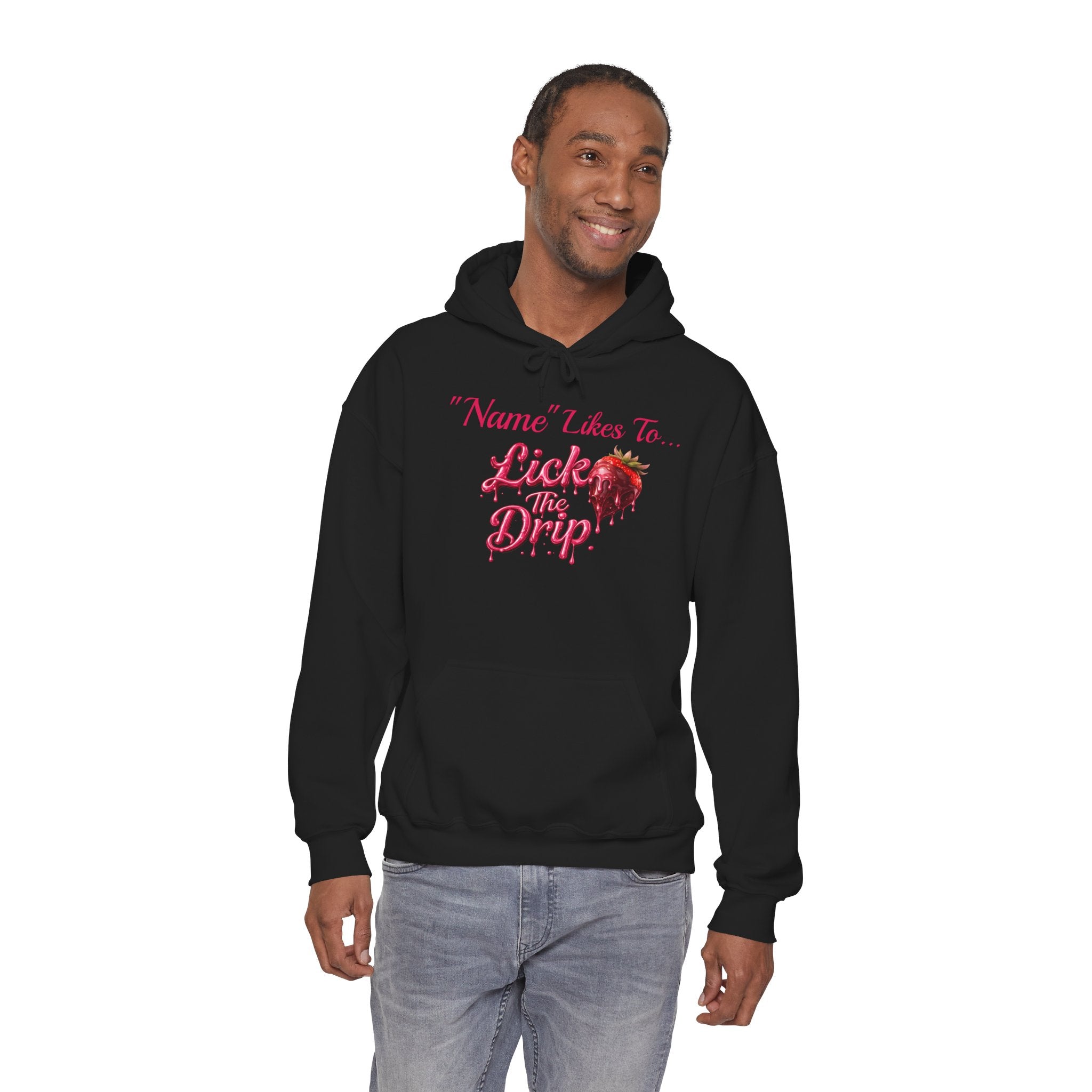 Personalized Hoodie - Valentine's Day "Lick The Drip"