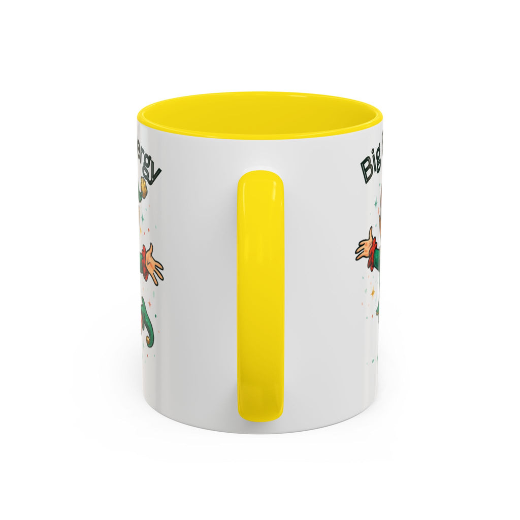 Big Elf Energy Coffee Mug — Holiday Christmas Elf Accent Mug (11/15oz)