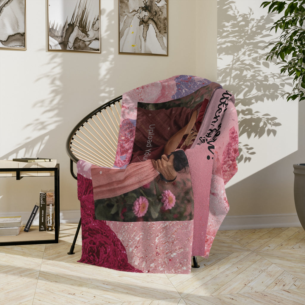 Personalized Photo Blanket - 'A Heartfelt, Personalized Message, Filled With Love Blanket for Mom & Grandma