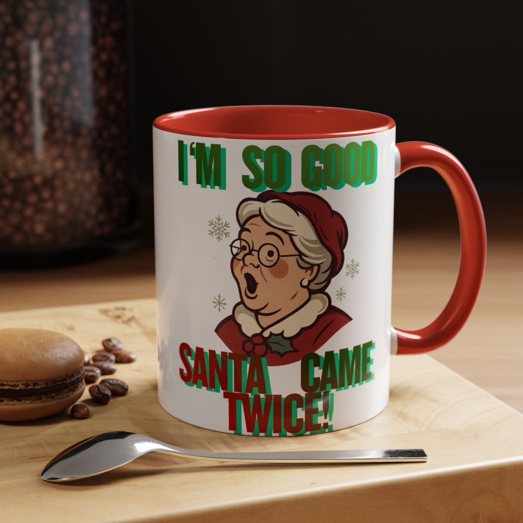 Naughty Mr. & Mrs. Clause Christmas Coffee Mug