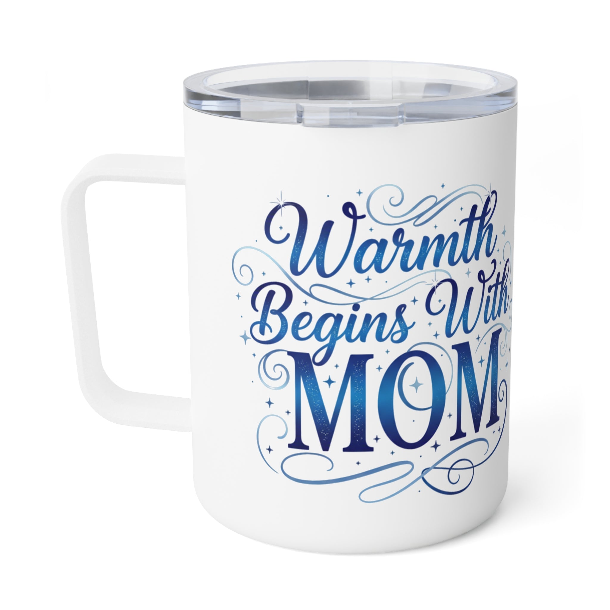 Personalized 10oz Insulated Coffee Mug – "Month With Mom" Photo Travel Tumbler