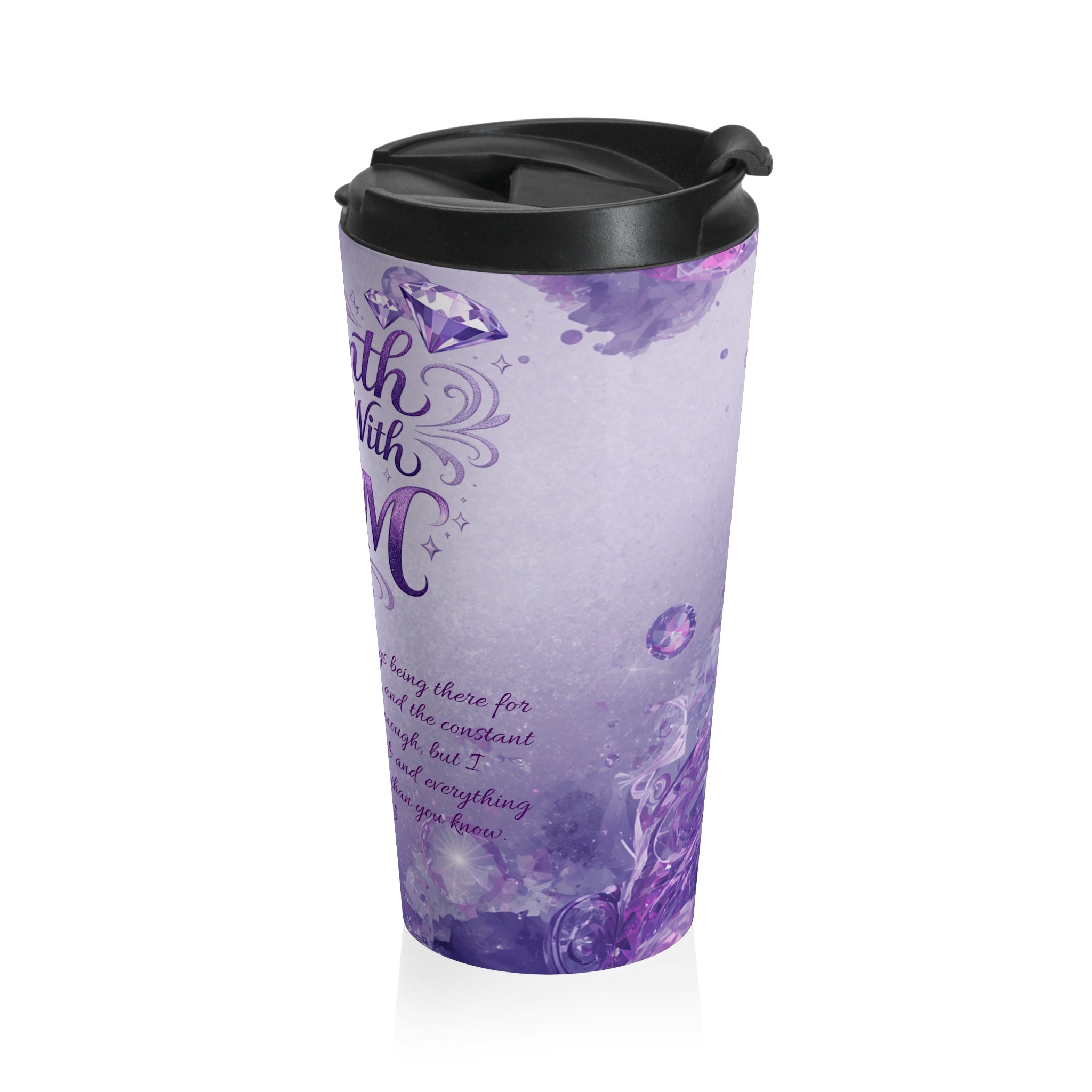 Personalized — "Warmth Begins With Mom" Insulated Stainless Steel Tumbler, Mother's Day Gift