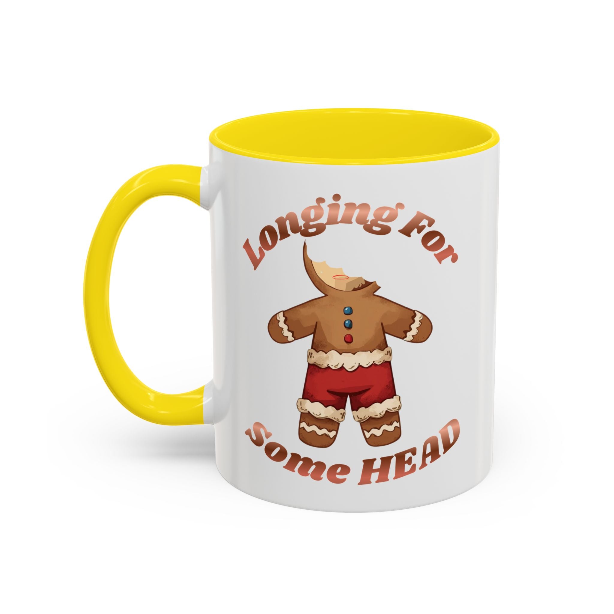 Gingerbread 'Longing For Some Head' Accent Coffee Mug (11/15oz)