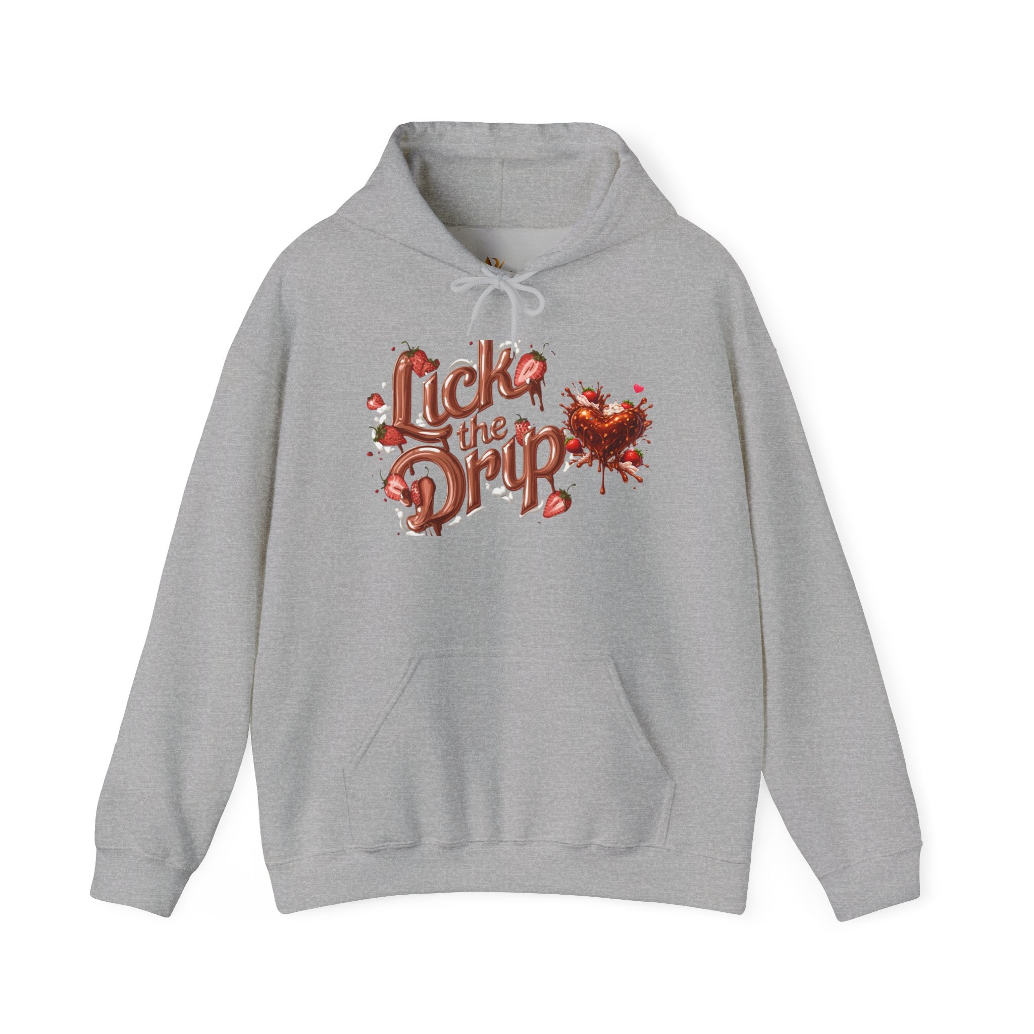 Dripping Heart Graphic Hoodie | Valentine's Day Heart Drip Design