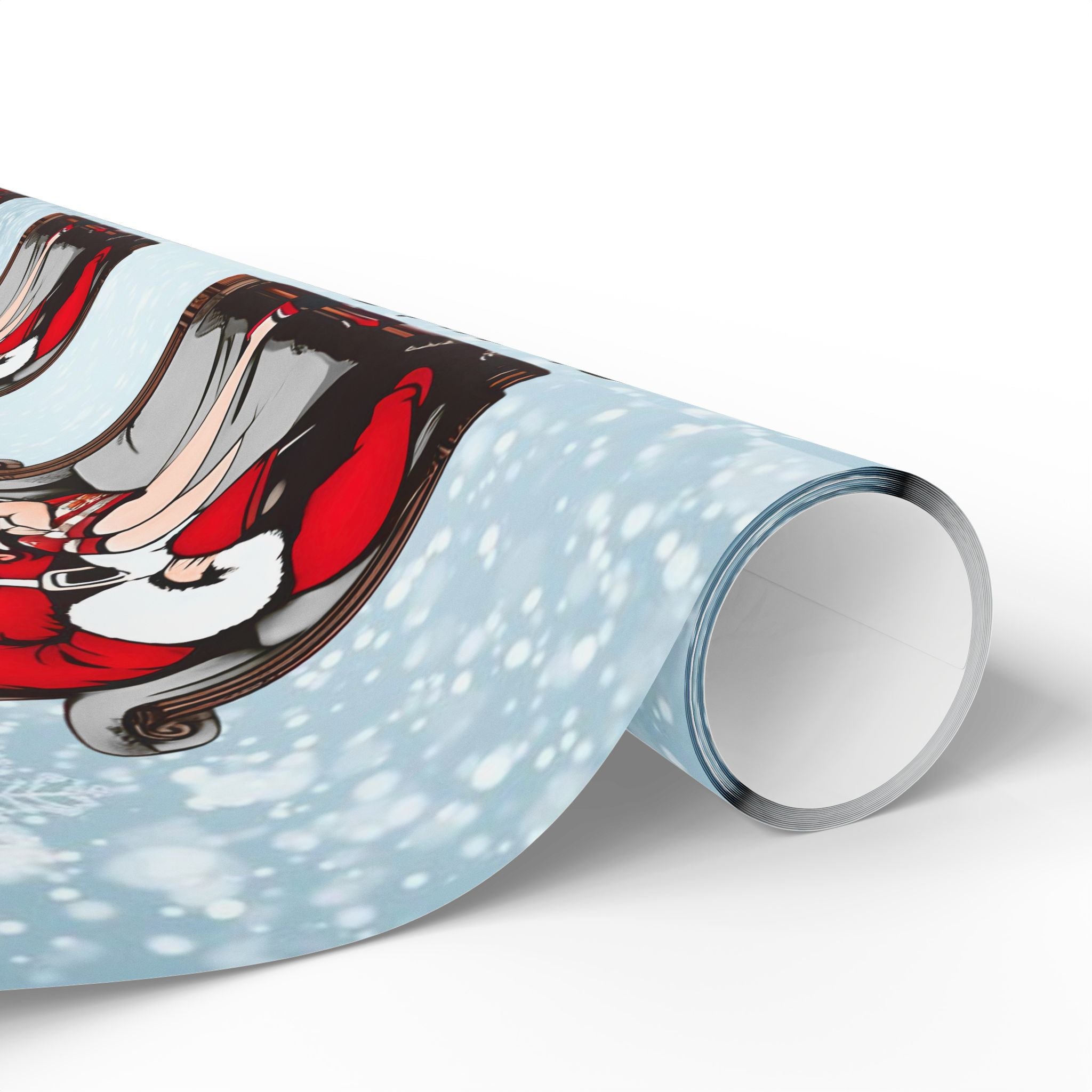 Christmas Santa Wrapping Paper Roll – 'Big Nice Energy' Holiday Gift Wrap