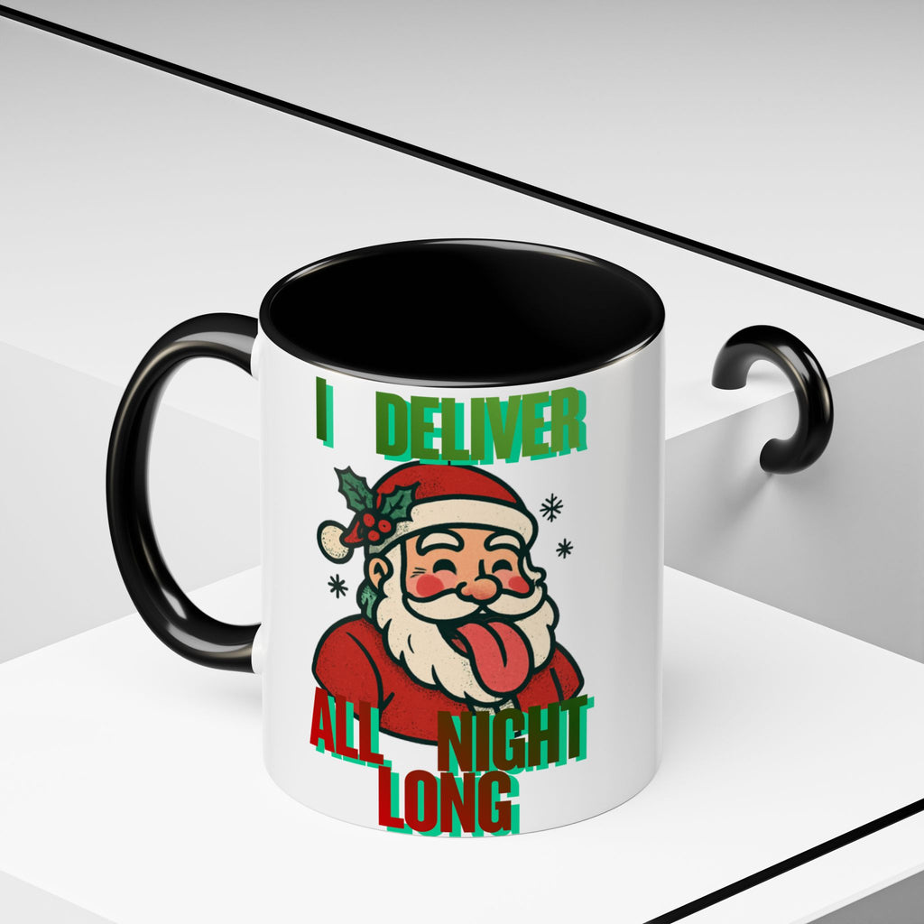 Naughty Mr. & Mrs. Clause Christmas Coffee Mug