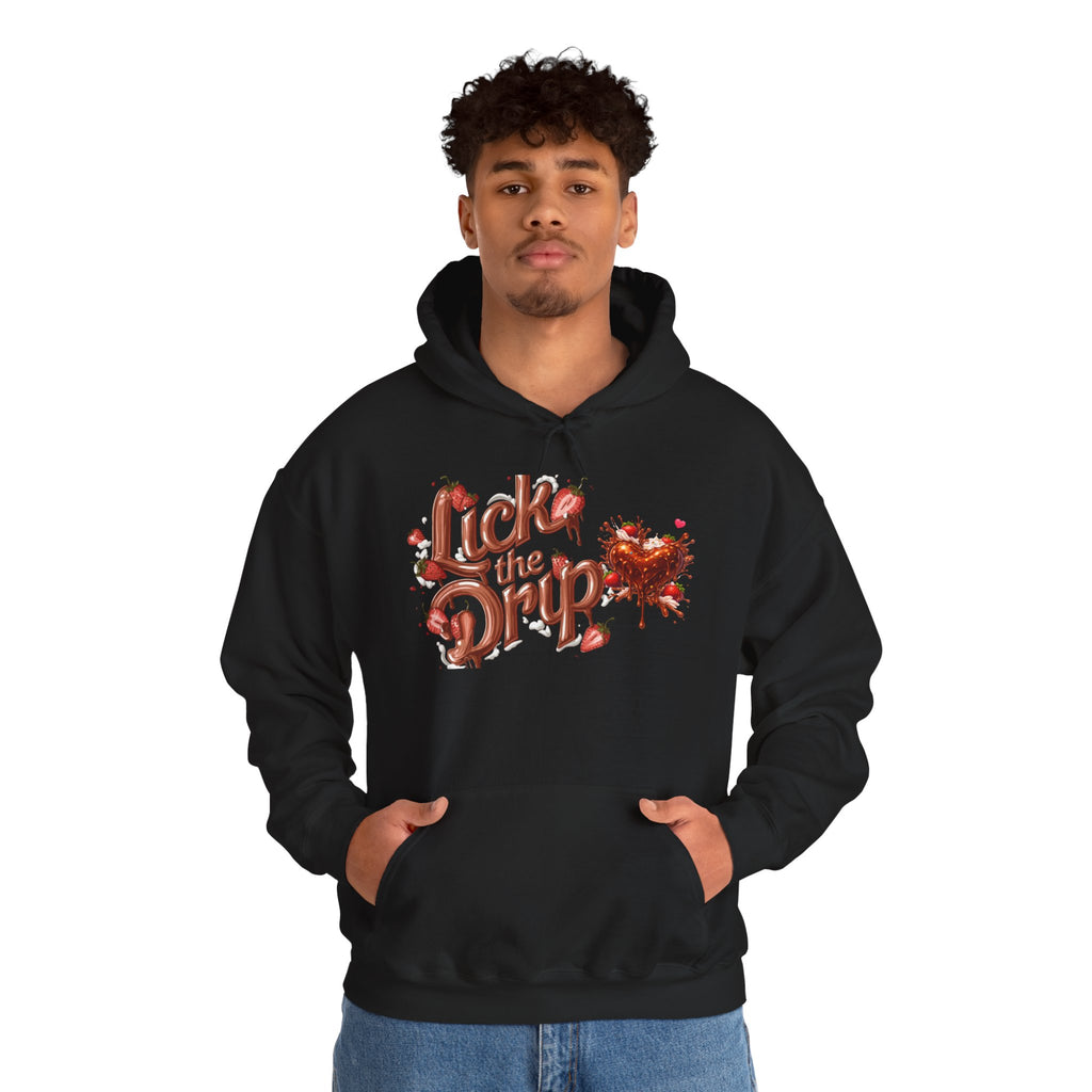 Dripping Heart Graphic Hoodie | Valentine's Day Heart Drip Design