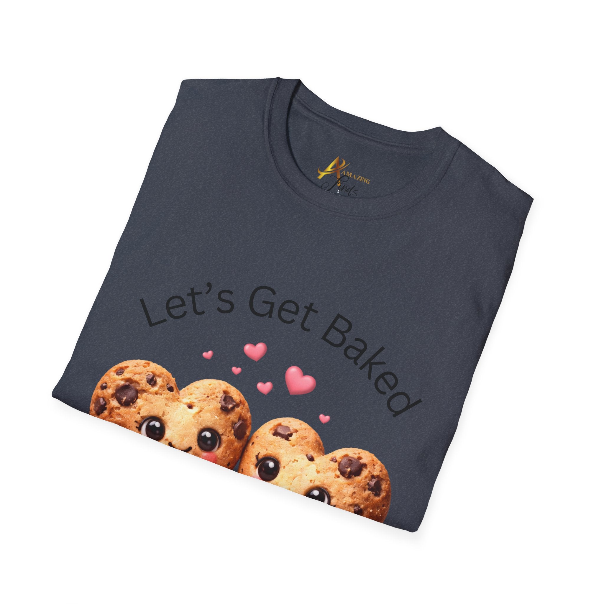 Let's Get Baked Cookie Hearts T-Shirt