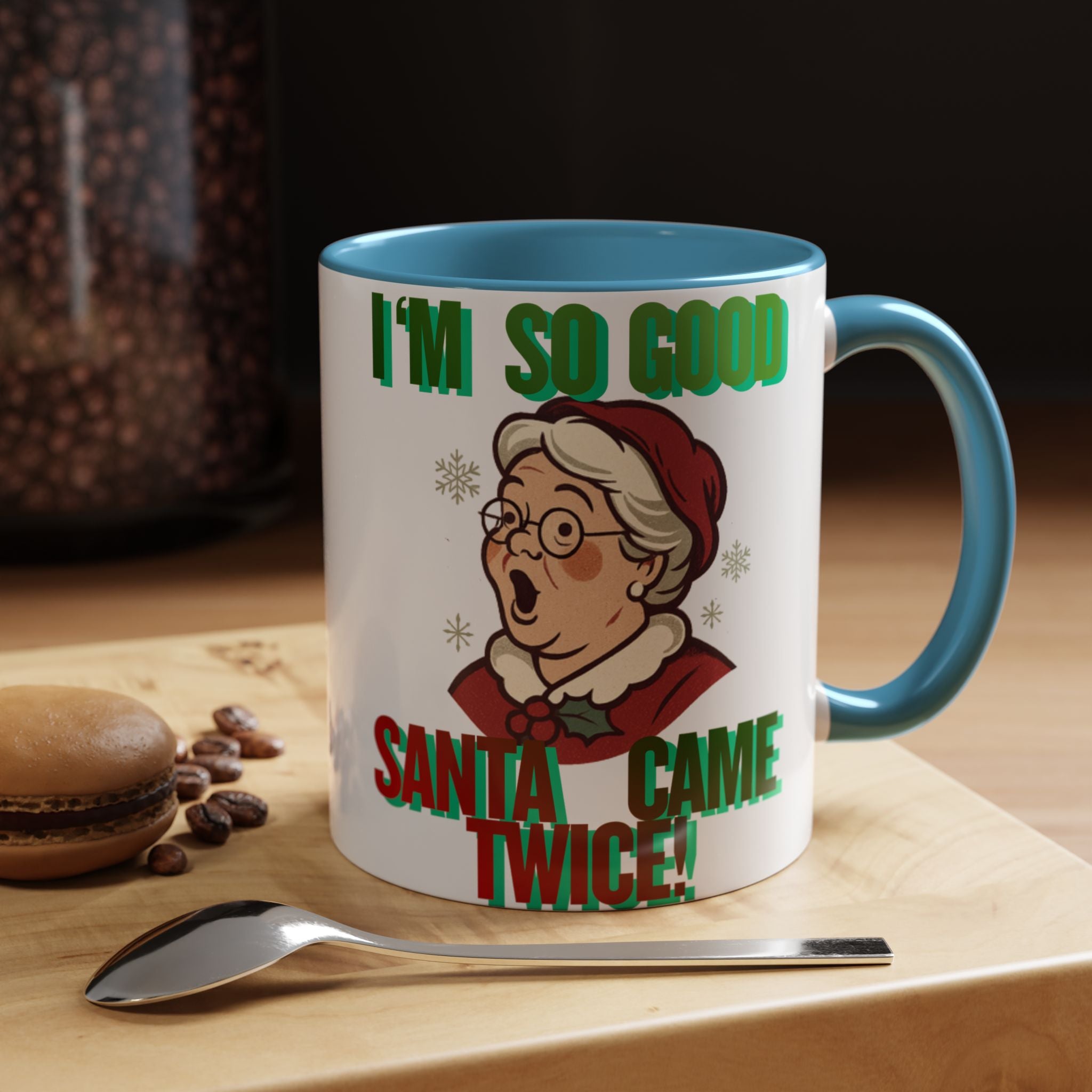 Naughty Mr. & Mrs. Clause Christmas Coffee Mug