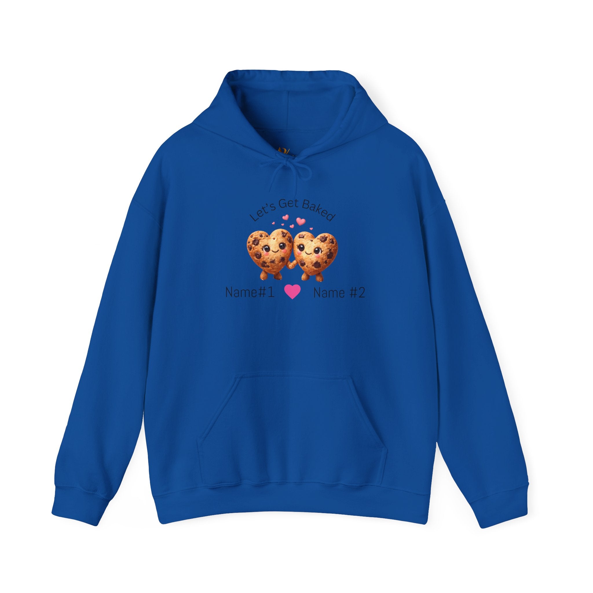 Let's Get Baked Cookie Hoodie — Personalized Couple Sweatshirt