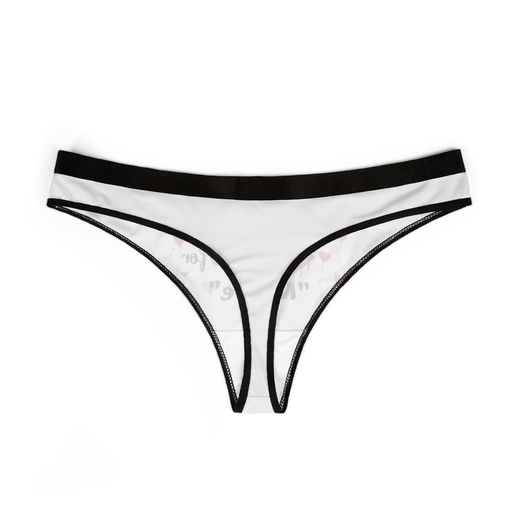 Personalized Pink Thong  - These Lips Are Reserved for ....