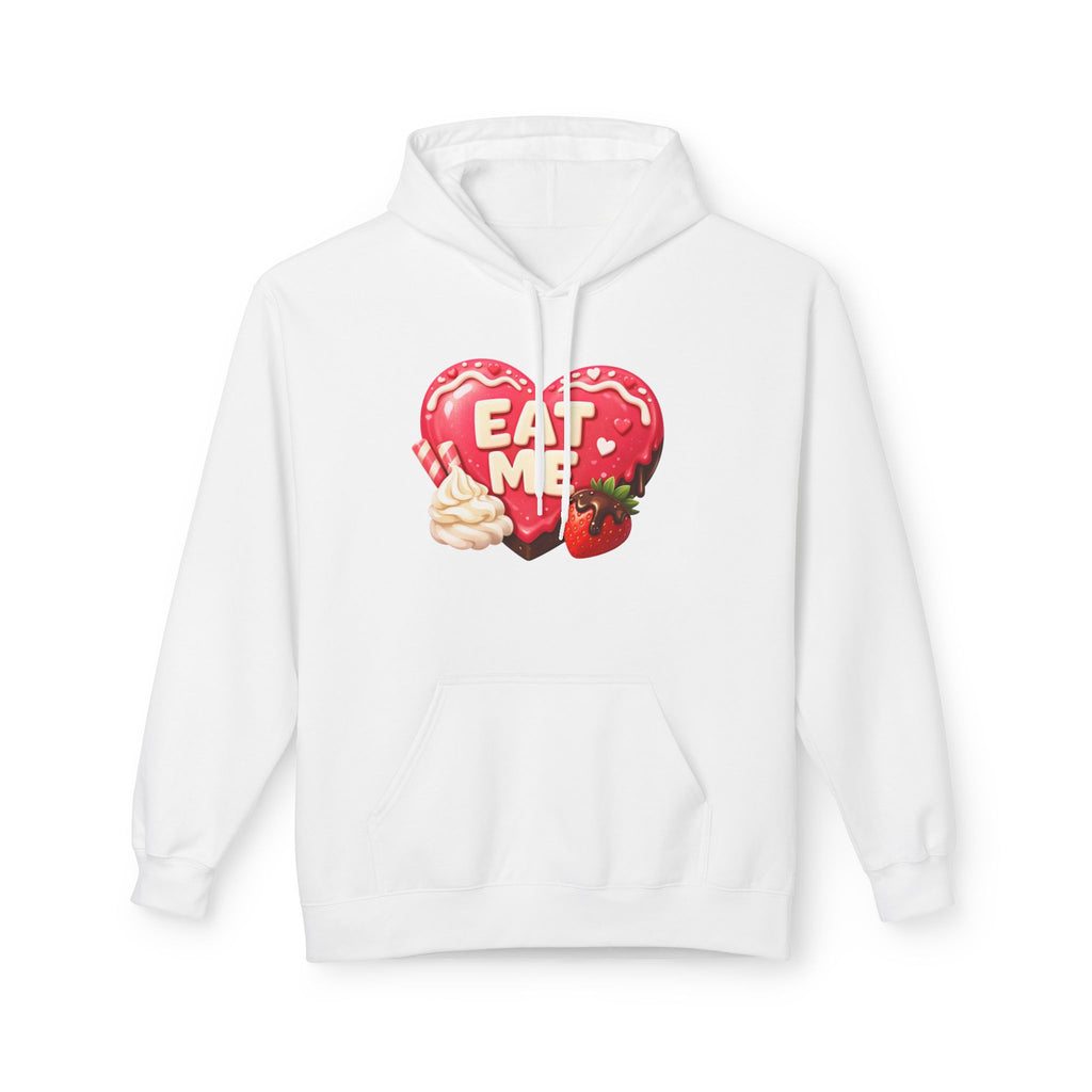 Valentine’s 'Eat Me' Strawberry Donut Hoodie — Cute Heart Pullover