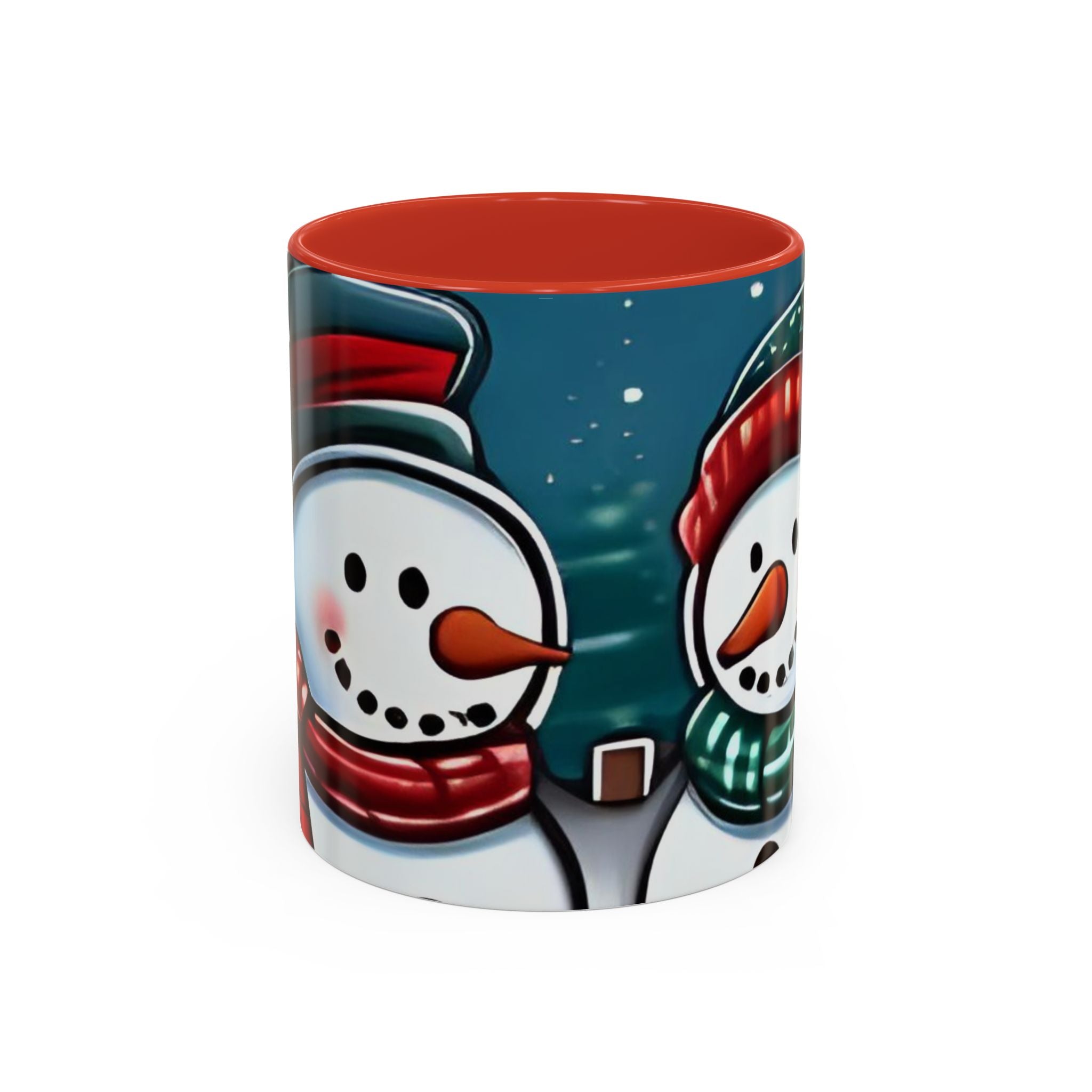Cute Snowman Christmas Mug (11/15oz) - Winter Snowmen Christmas Mug