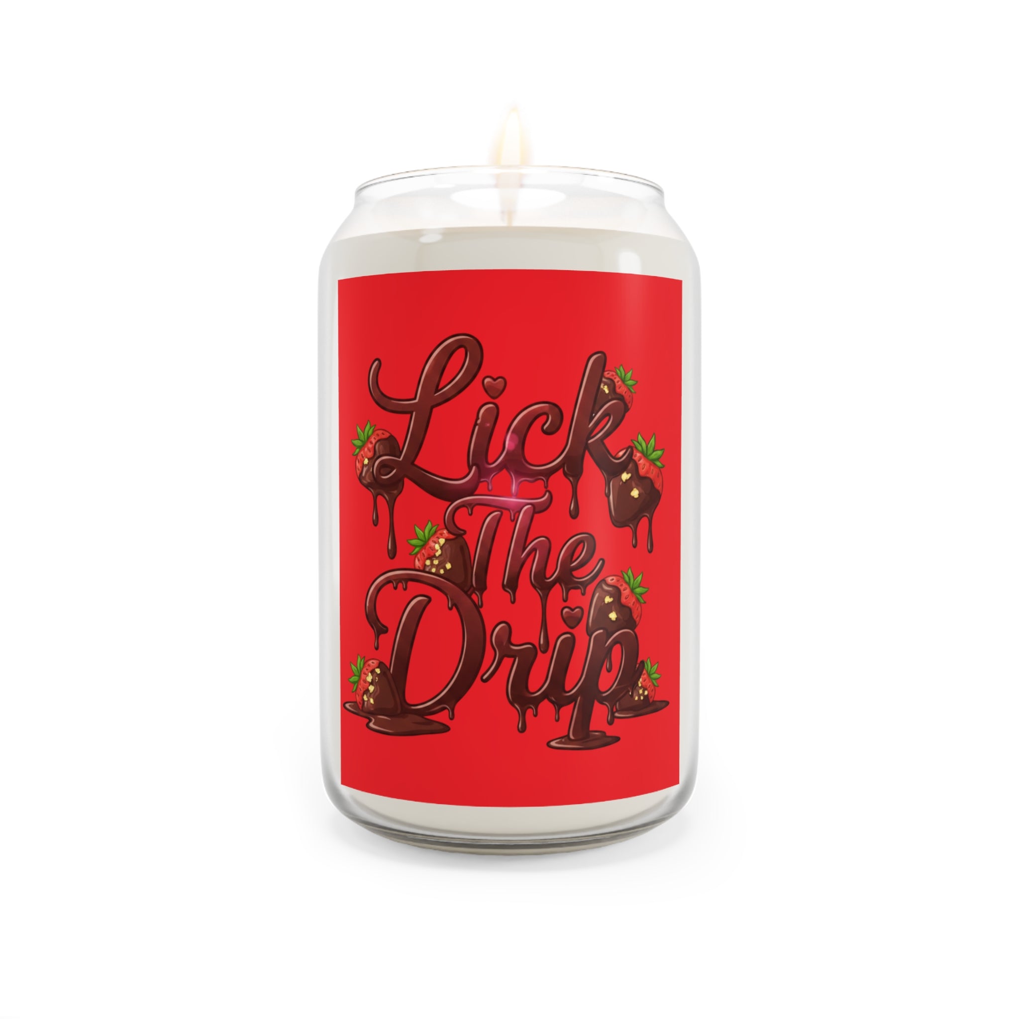 Candle - "Lick The Drip" Scented Soy Candle (13.75 oz)
