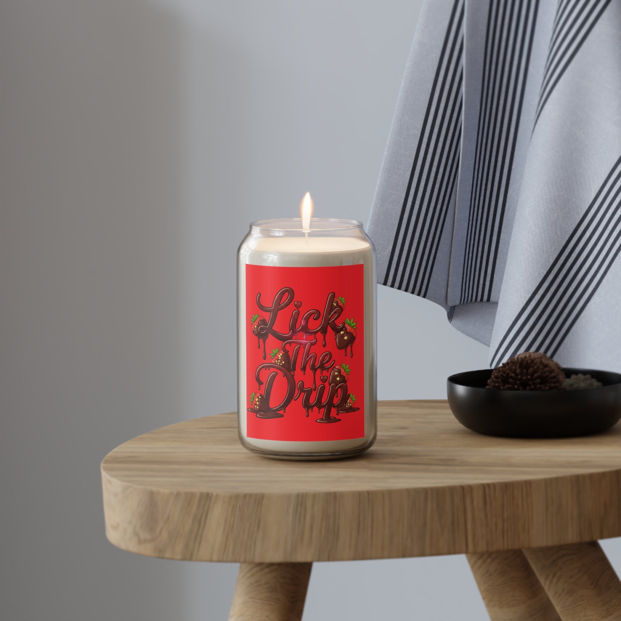 Candle - "Lick The Drip" Scented Soy Candle (13.75 oz)