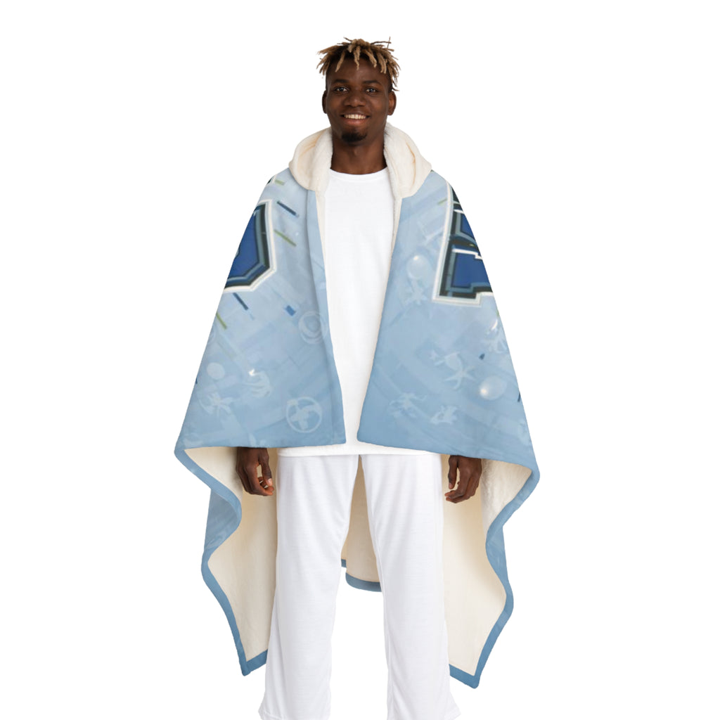 Personalized Hooded  Blanket - World Champion DAD!