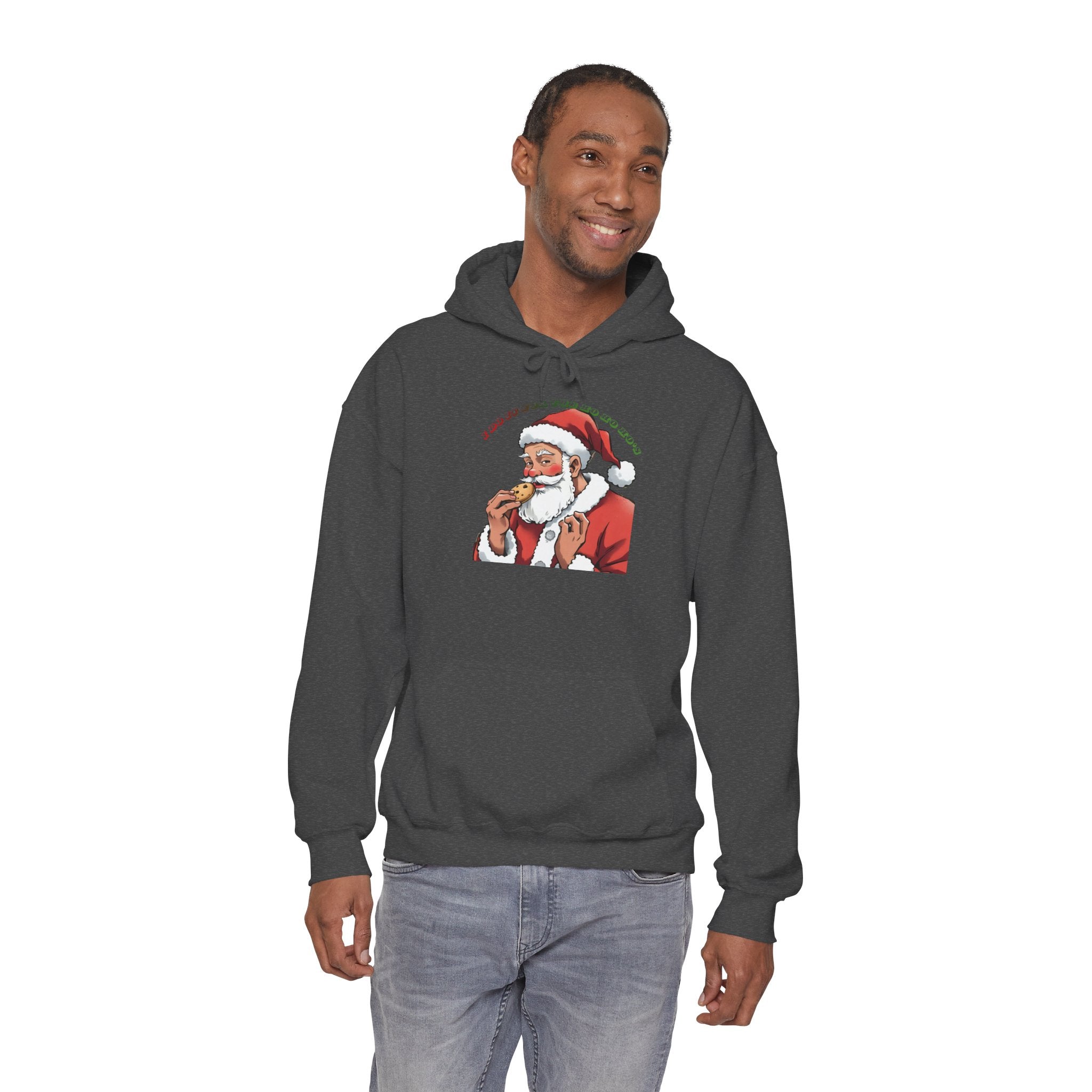 Adult Themed Santa Cookie Hoodie – 'I Do It For The Ho Ho Ho's' Christmas Attire
