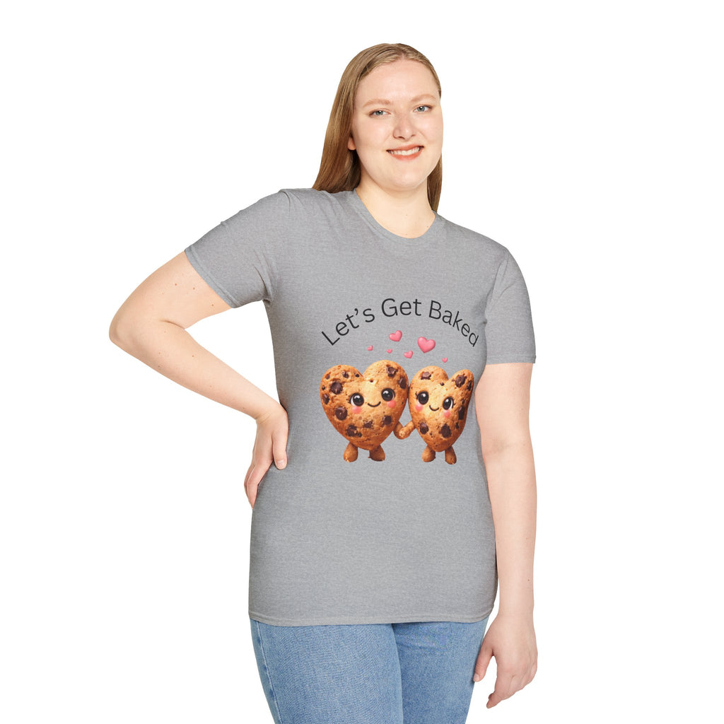 Let's Get Baked Cookie Hearts T-Shirt