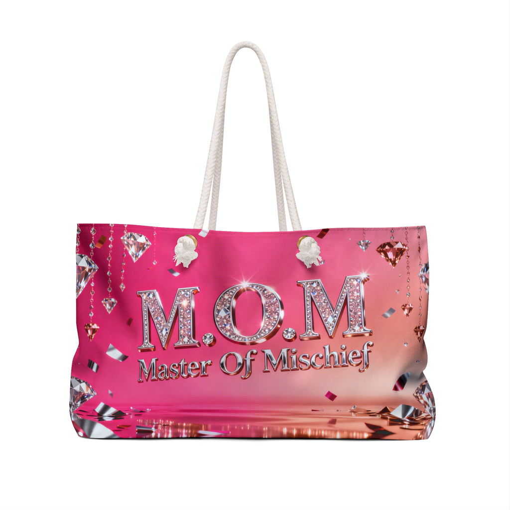 Personalized M.O.M. Weekender Bag — Mom Gift