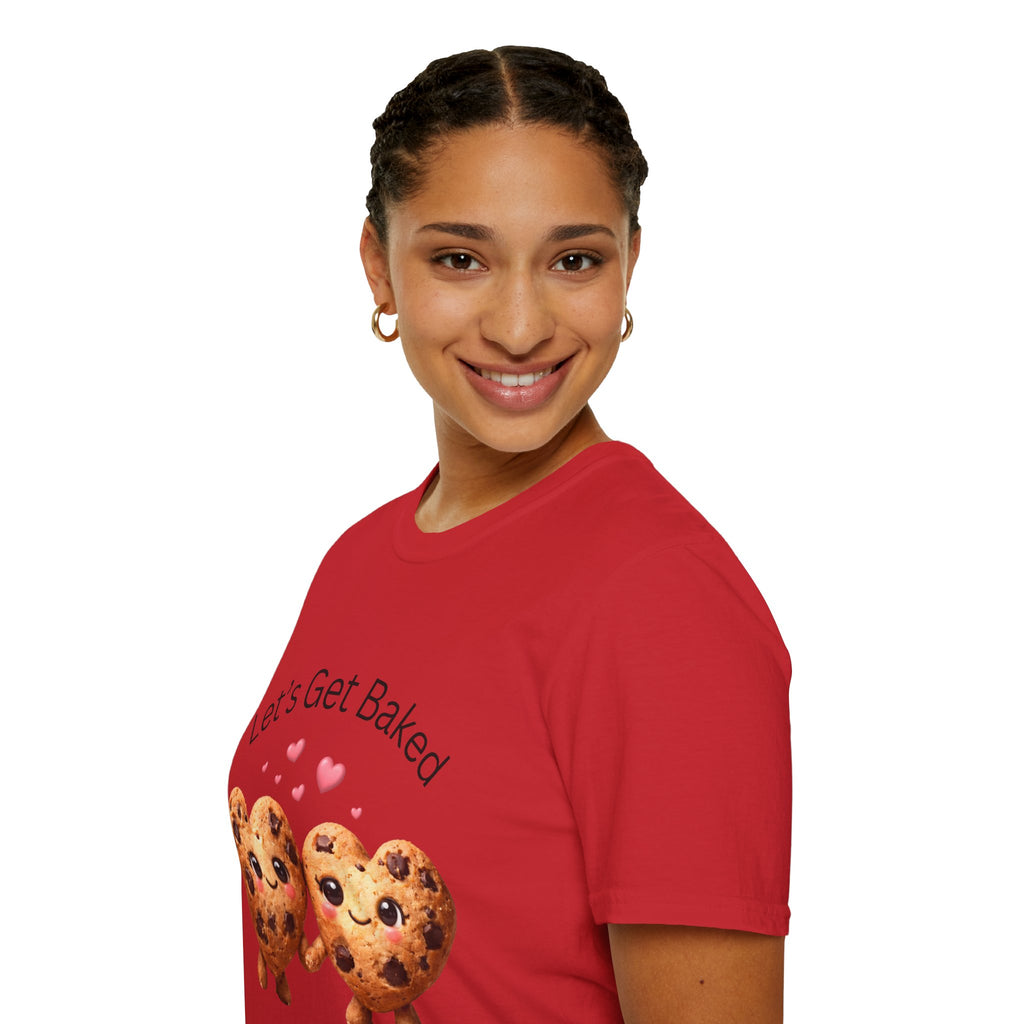 Let's Get Baked Cookie Hearts T-Shirt
