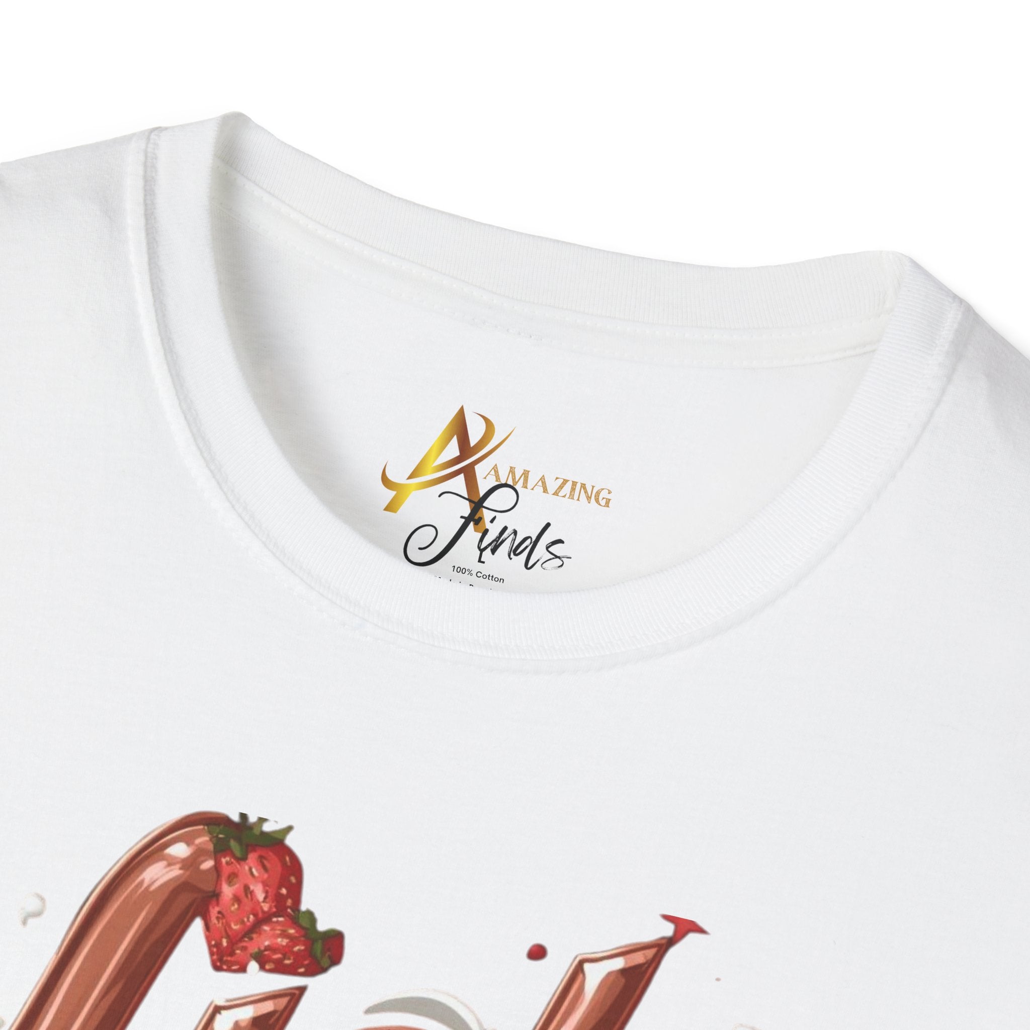 Strawberry Dripping Heart Splash T-Shirt | Valentine Shirt